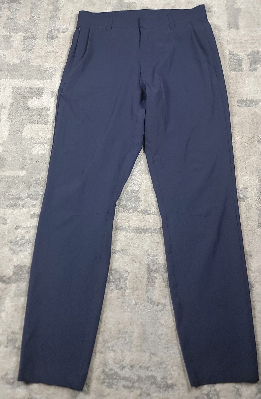 Fabletics Men's Blue Modern Fit Stretch Performance Golf Chino Pants 31x29.5
